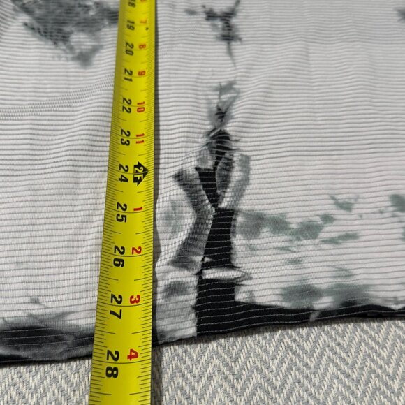 Lululemon Swiftly Tech T-Shirt Womens 12 Gray White Tie-Dye Gym Activewear Yoga - Picture 5 of 13